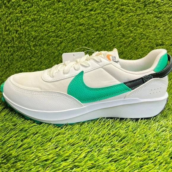 Nike White and Teal Sneakers